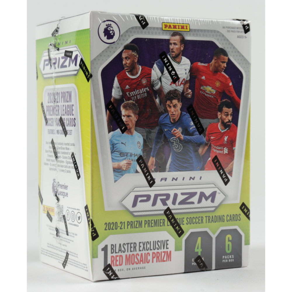 2020 / 21 Panini Prizm Premier League Soccer Blaster Box with (6) Packs