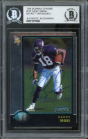Randy Moss Signed 1998 Bowman Chrome #182 RC (BGS) at PristineAuction.com