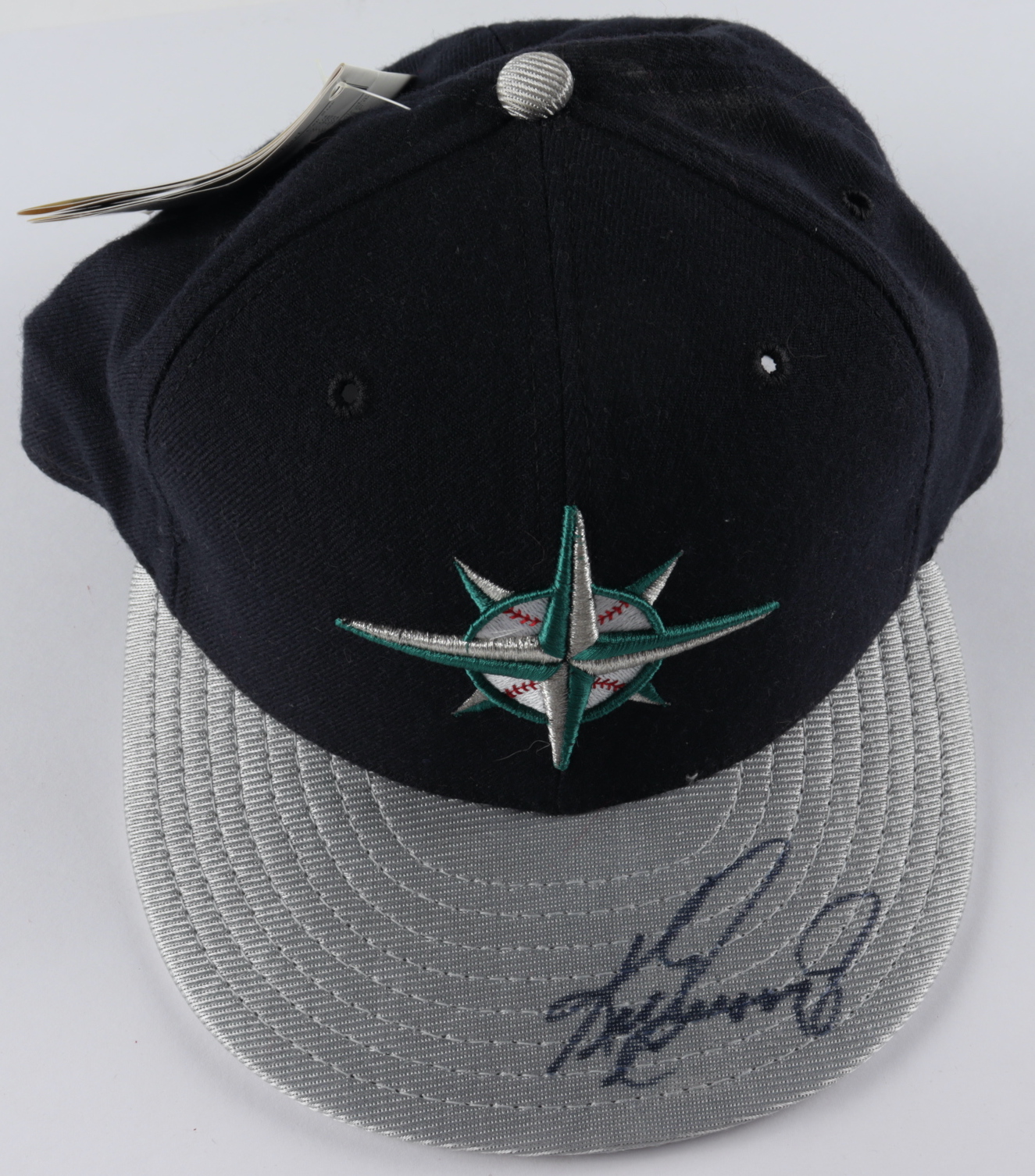 Ken Griffey Jr. Signed Mariners New Era Fitted Hat (JSA Hologram) at PristineAuction.com Ken Griffey Jr. Signed Mariners New Era Fitted Hat (JSA Hologram) at PristineAuction.com