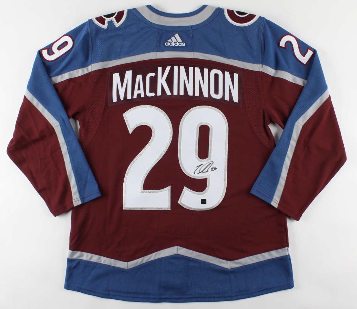 Nathan MacKinnon Signed Avalanche Jersey (COJO COA) at PristineAuction.com Nathan MacKinnon Signed Avalanche Jersey (COJO COA) at PristineAuction.com