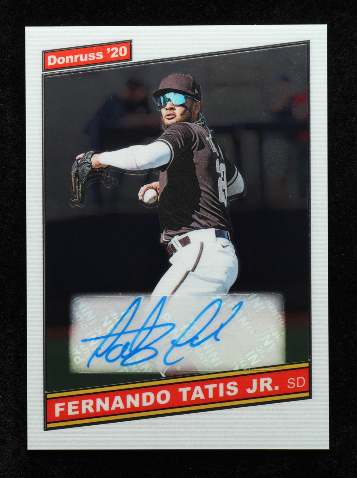 Fernando Tatis Jr. 2020 Donruss Optic Autograph #86S-FTJ at PristineAuction.com Fernando Tatis Jr. 2020 Donruss Optic Autograph #86S-FTJ at PristineAuction.com