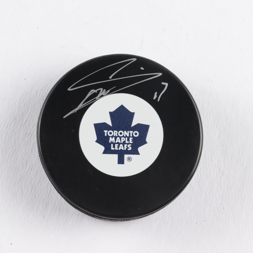 Mats Sundin Signed Maple Leafs Logo Hockey Puck (COJO COA) Pristine