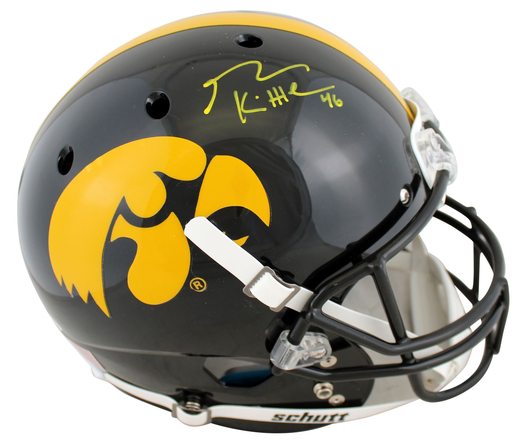 George Kittle Signed Iowa Hawkeyes Full-Size Helmet (Beckett COA) at PristineAuction.com George Kittle Signed Iowa Hawkeyes Full-Size Helmet (Beckett COA) at PristineAuction.com