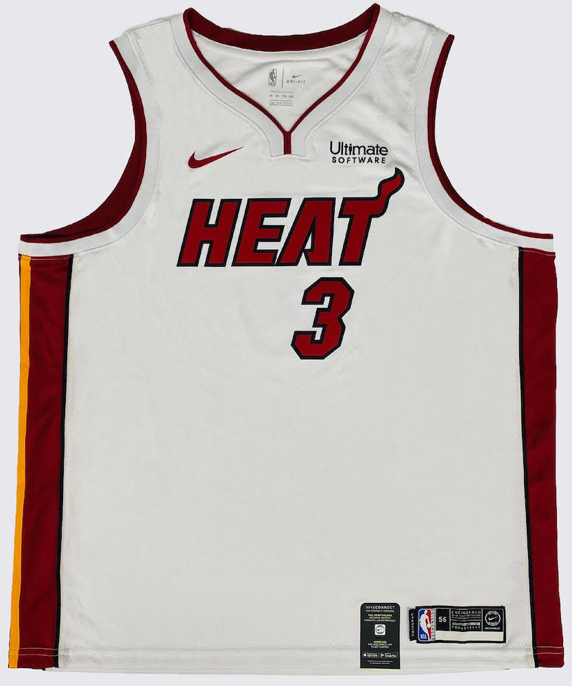 Dwyane Wade Signed Heat Jersey Inscribed "06 Finals MVP" (Fanatics Hologram) at PristineAuction.com Dwyane Wade Signed Heat Jersey Inscribed "06 Finals MVP" (Fanatics Hologram) at PristineAuction.com