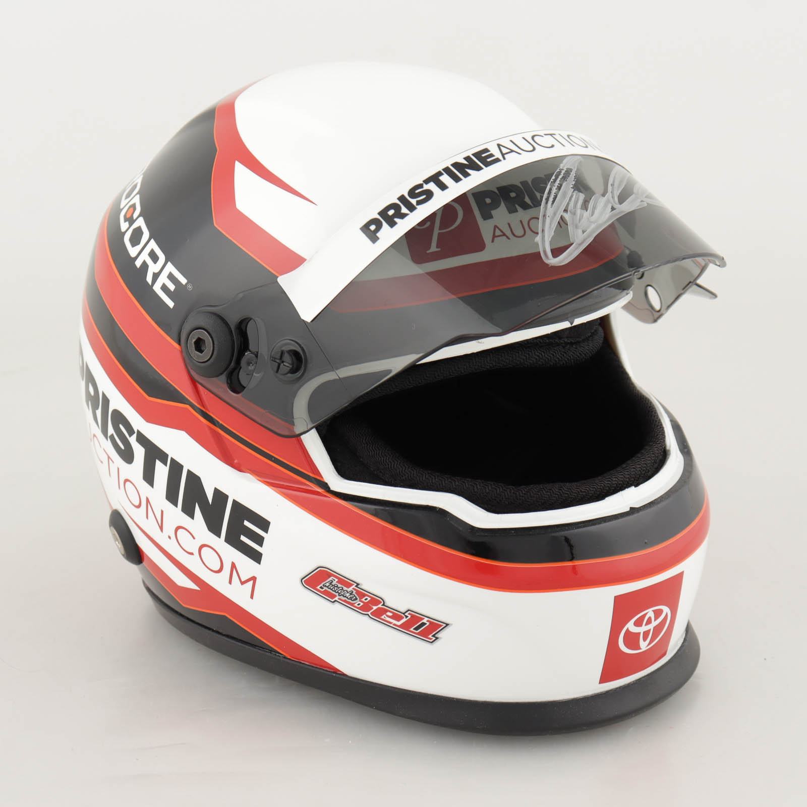 Christopher Bell Signed 2020 NASCAR Cup Rookie Season at Phoenix 1:3 Scale Mini-Helmet (PA COA) (See Description) at PristineAuction.com Christopher Bell Signed 2020 NASCAR Cup Rookie Season at Phoenix 1:3 Scale Mini-Helmet (PA COA) (See Description) at PristineAuction.com