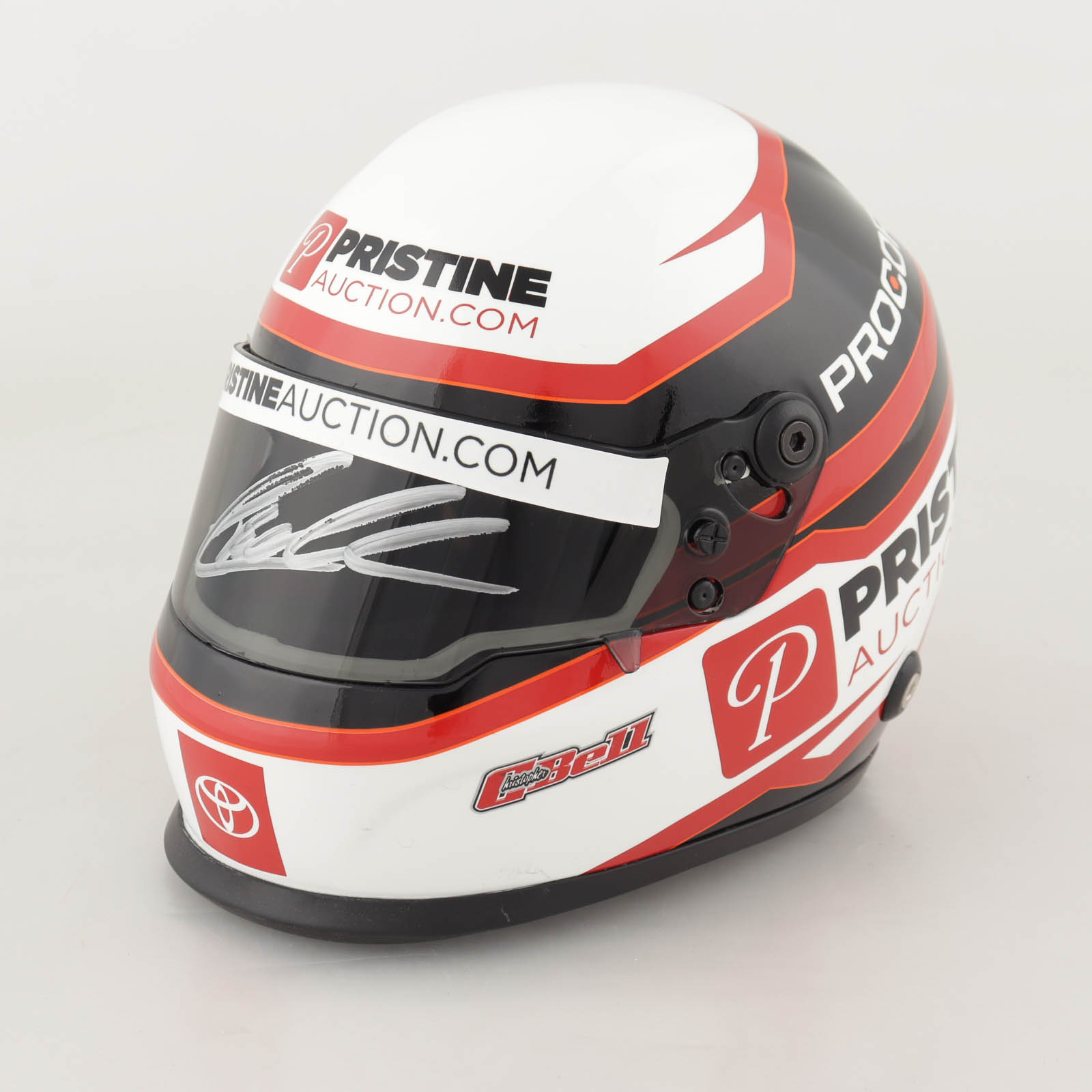Christopher Bell Signed 2020 NASCAR Cup Rookie Season at Phoenix 1:3 Scale Mini-Helmet (PA COA) (See Description) at PristineAuction.com Christopher Bell Signed 2020 NASCAR Cup Rookie Season at Phoenix 1:3 Scale Mini-Helmet (PA COA) (See Description) at PristineAuction.com
