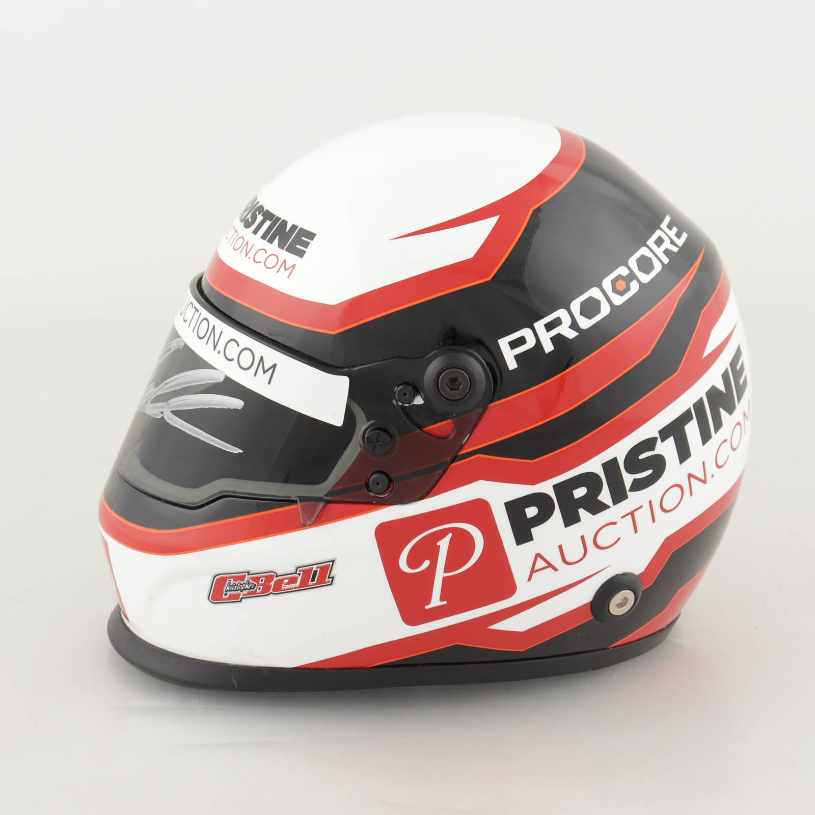 Christopher Bell Signed 2020 NASCAR Cup Rookie Season at Phoenix 1:3 Scale Mini-Helmet (PA COA) (See Description) at PristineAuction.com Christopher Bell Signed 2020 NASCAR Cup Rookie Season at Phoenix 1:3 Scale Mini-Helmet (PA COA) (See Description) at PristineAuction.com
