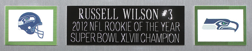 Russell Wilson Signed Seahawks 35x43 Custom Framed Jersey (Wilson COA) at PristineAuction.com Russell Wilson Signed Seahawks 35x43 Custom Framed Jersey (Wilson COA) at PristineAuction.com