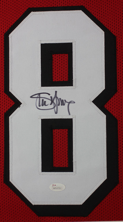 Steve Young Signed 35x43 Custom Framed Jersey (JSA COA) at PristineAuction.com Steve Young Signed 35x43 Custom Framed Jersey (JSA COA) at PristineAuction.com