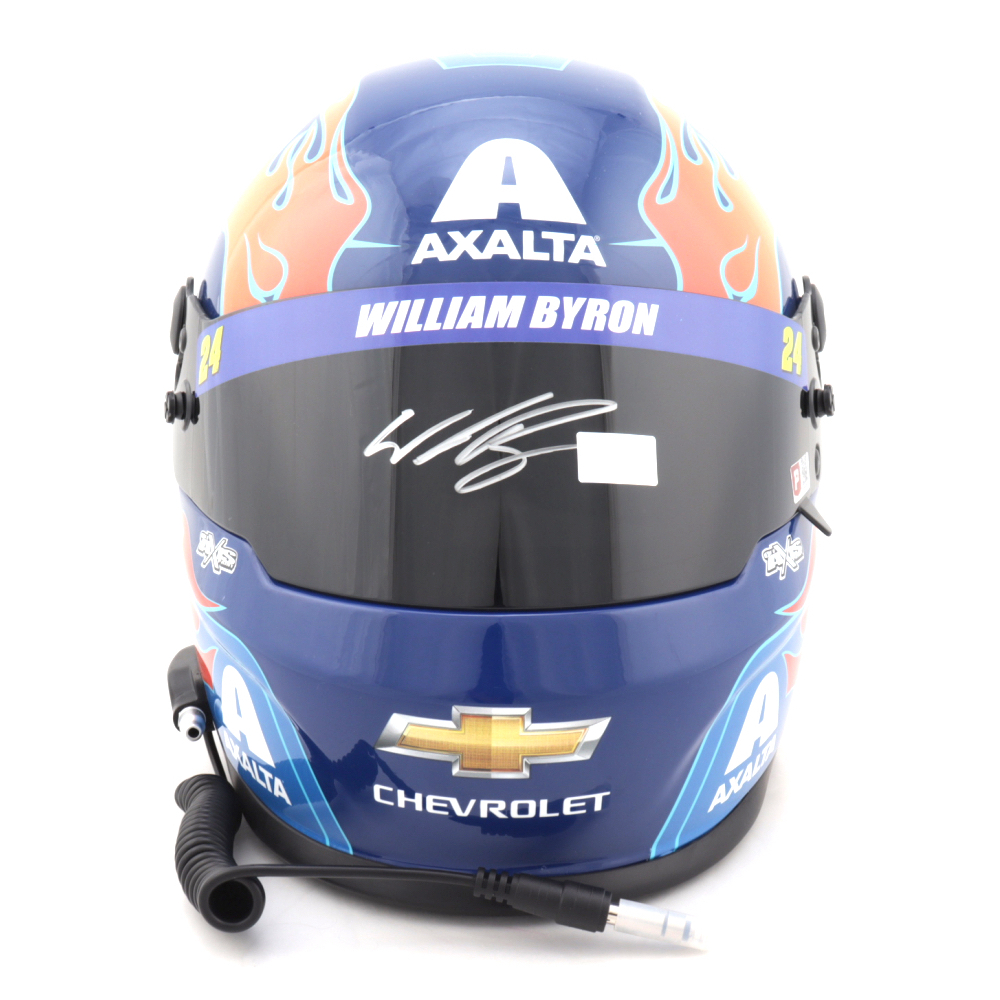 William Byron Signed NASCAR Axalta Full-Size Helmet (Hendrick & PA ...