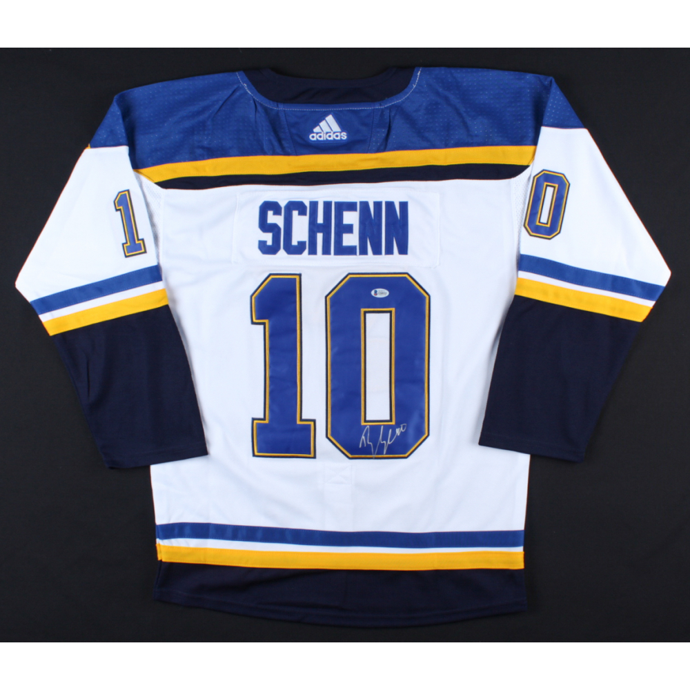 Brayden Schenn Signed Blues Jersey (Beckett COA) Pristine Auction