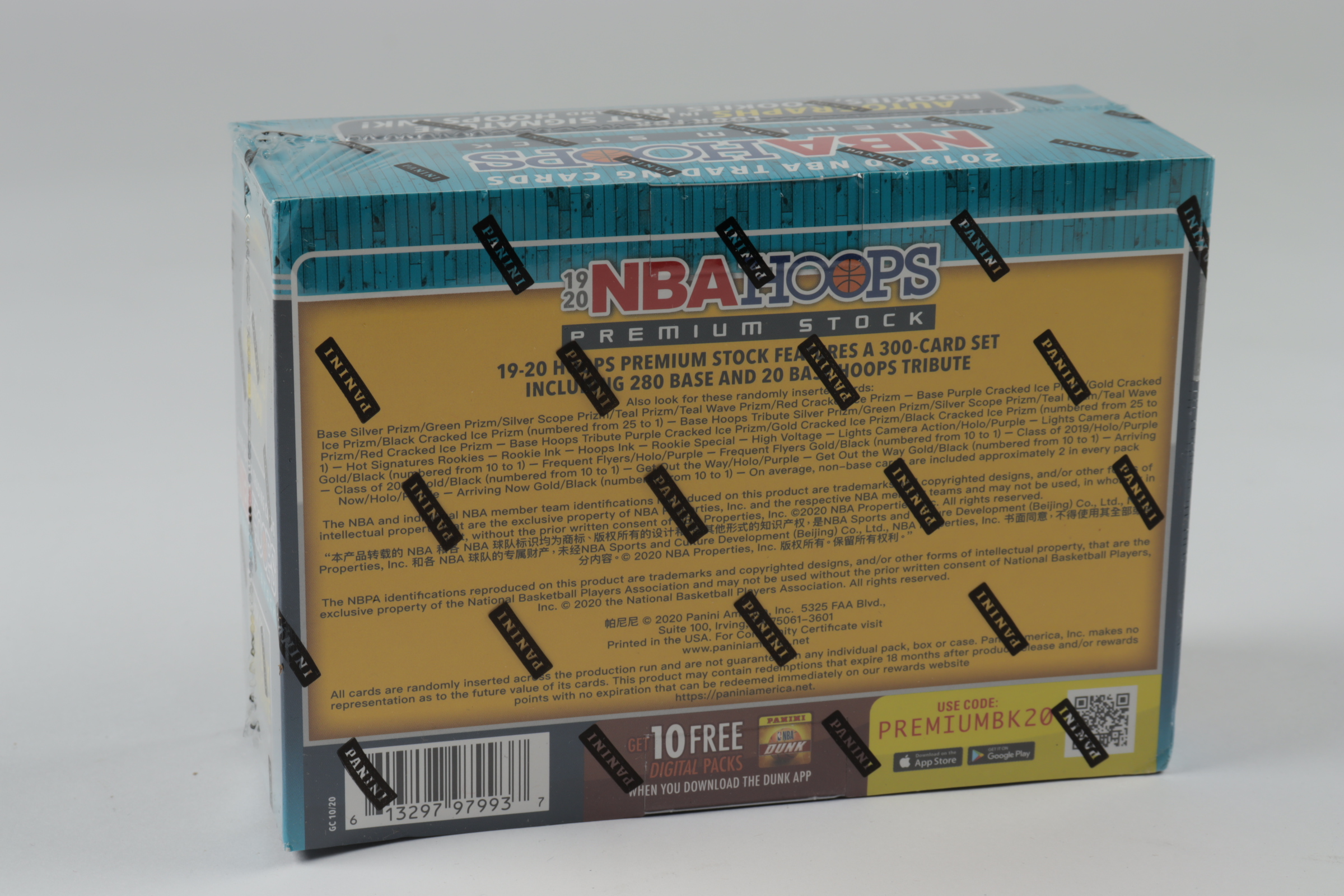 2019-20 NBA Hoops Premium Stock Basketball Mega Box with (10) Packs at PristineAuction.com 2019-20 NBA Hoops Premium Stock Basketball Mega Box with (10) Packs at PristineAuction.com