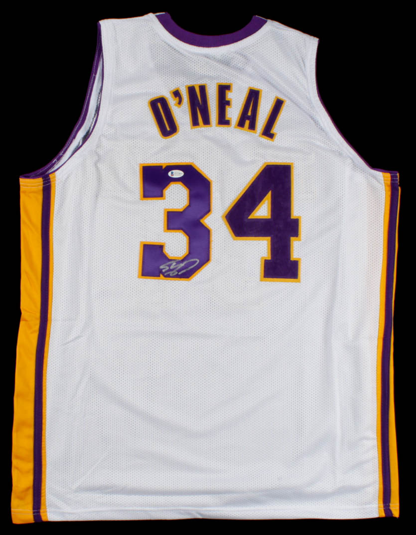 Shaquille O'Neal Signed Jersey (Beckett COA) at PristineAuction.com Shaquille O'Neal Signed Jersey (Beckett COA) at PristineAuction.com