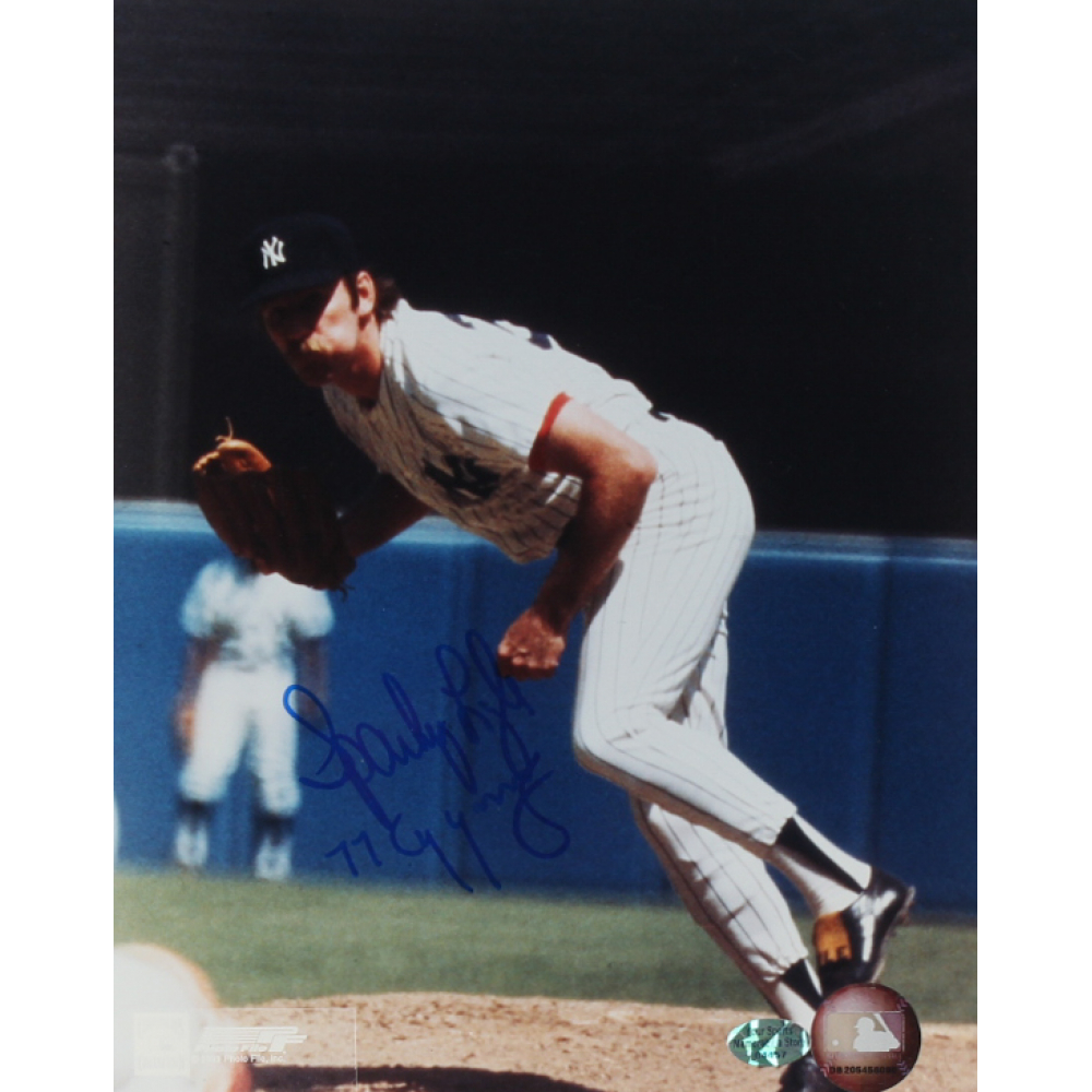 sparky lyle signed baseball