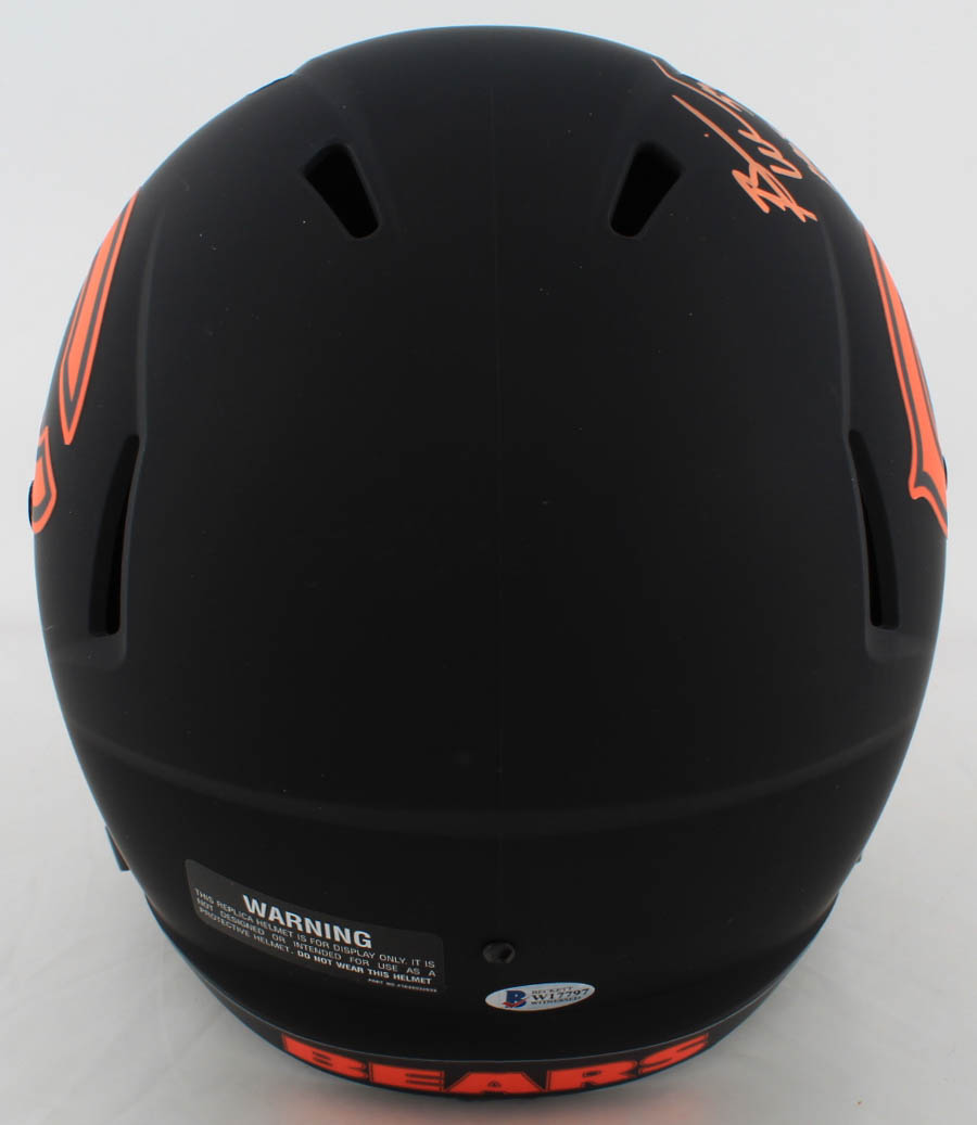 Brian Urlacher Signed Bears Full-Size Eclipse Alternate Speed Helmet Inscribed "HOF 2018" (Beckett COA) at PristineAuction.com Brian Urlacher Signed Bears Full-Size Eclipse Alternate Speed Helmet Inscribed "HOF 2018" (Beckett COA) at PristineAuction.com