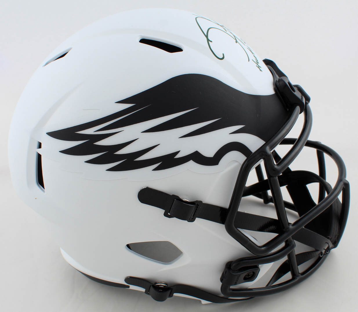 Jalen Hurts Signed Eagles Full-Size Lunar Eclipse Alternate Speed Helmet Inscribed "Hurts So Good" (JSA COA) at PristineAuction.com Jalen Hurts Signed Eagles Full-Size Lunar Eclipse Alternate Speed Helmet Inscribed "Hurts So Good" (JSA COA) at PristineAuction.com