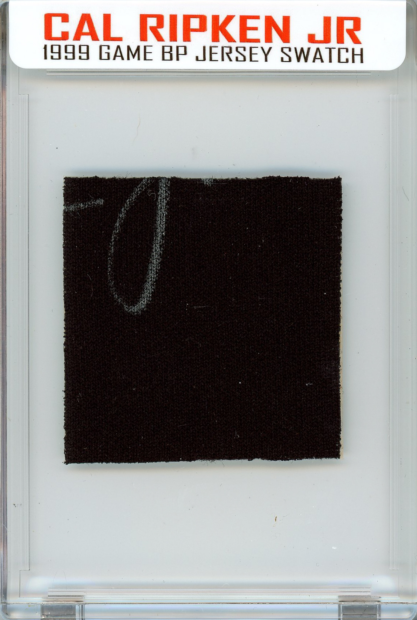 CAL RIPKEN JR 1999 ORIOLES GAME-WORN BP JERSEY MYSTERY SWATCH BOX! at PristineAuction.com CAL RIPKEN JR 1999 ORIOLES GAME-WORN BP JERSEY MYSTERY SWATCH BOX! at PristineAuction.com