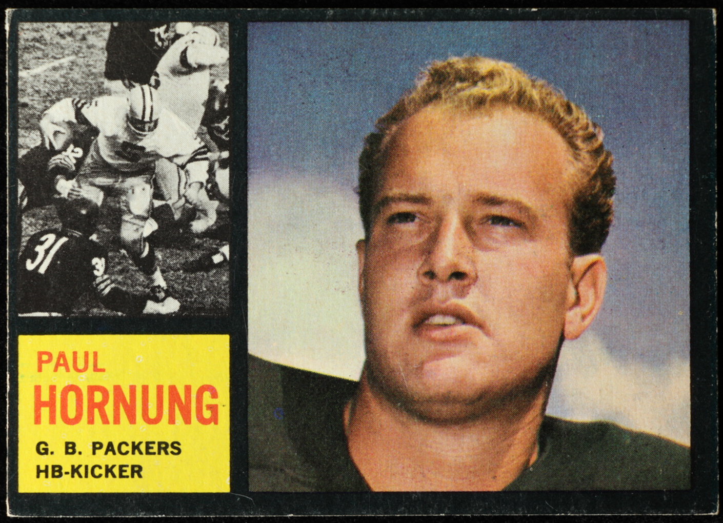 Paul Hornung 1962 Topps #64 SP at PristineAuction.com Paul Hornung 1962 Topps #64 SP at PristineAuction.com