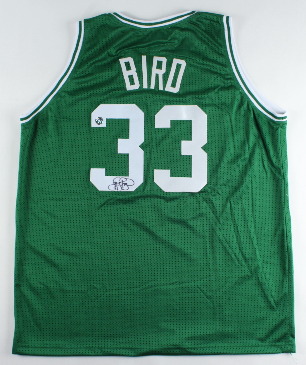 Larry Bird Signed Jersey (Bird Hologram) at PristineAuction.com Larry Bird Signed Jersey (Bird Hologram) at PristineAuction.com