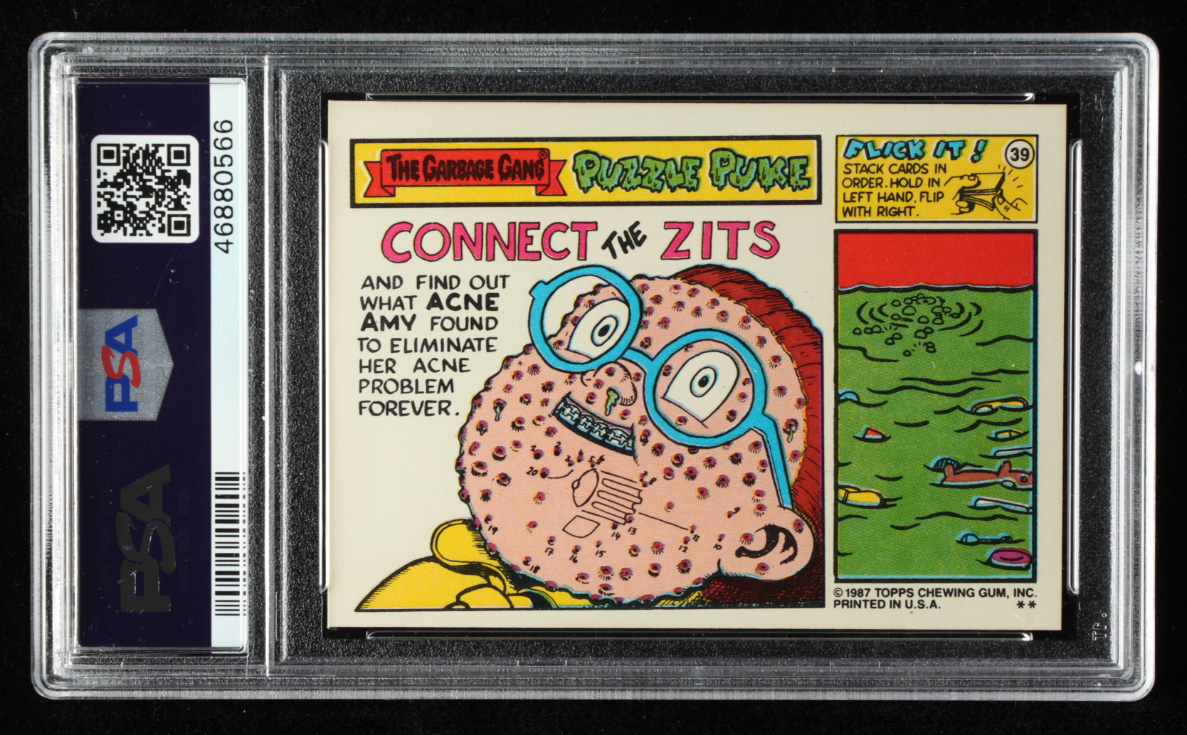 Rainy Storm 1987 Garbage Pail Kids #424a (PSA 10) at PristineAuction.com Rainy Storm 1987 Garbage Pail Kids #424a (PSA 10) at PristineAuction.com