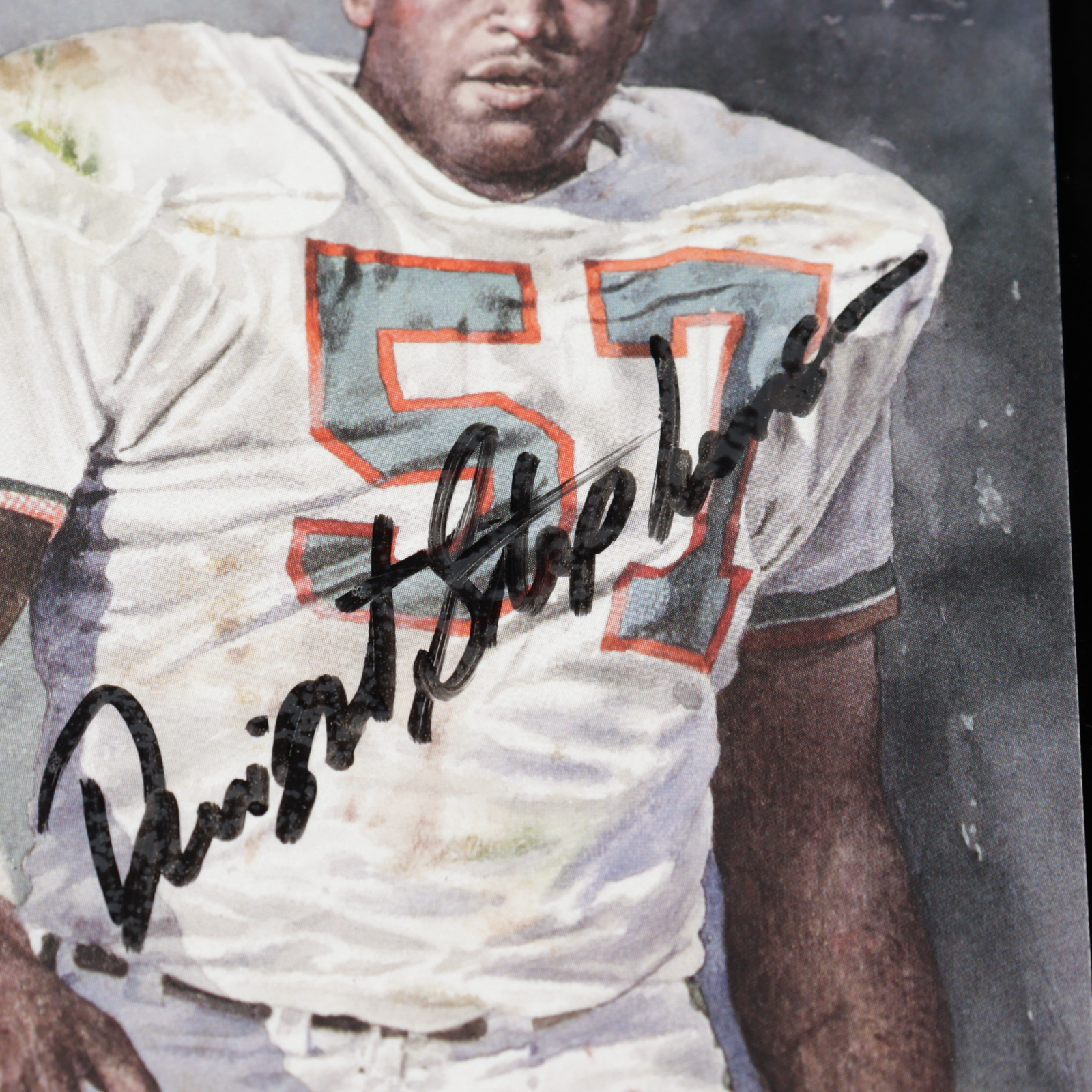 Dwight Stephenson Signed LE Hall of Fame Signature Series Football Card (NFL HOF Hologram) (See Description) at PristineAuction.com Dwight Stephenson Signed LE Hall of Fame Signature Series Football Card (NFL HOF Hologram) (See Description) at PristineAuction.com