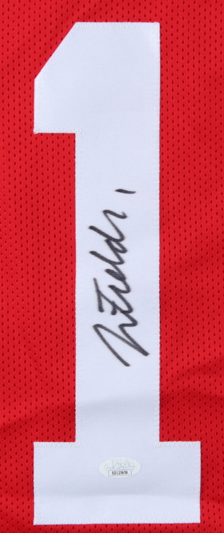 Justin Fields Signed Jersey (JSA COA) at PristineAuction.com Justin Fields Signed Jersey (JSA COA) at PristineAuction.com