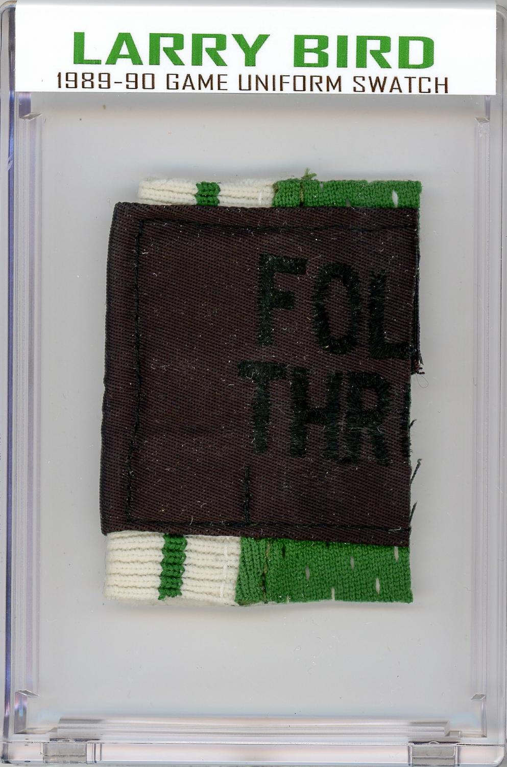 LARRY BIRD 1989-90 CELTICS GAME UNIFORM MYSTERY SWATCH BOX! at PristineAuction.com LARRY BIRD 1989-90 CELTICS GAME UNIFORM MYSTERY SWATCH BOX! at PristineAuction.com