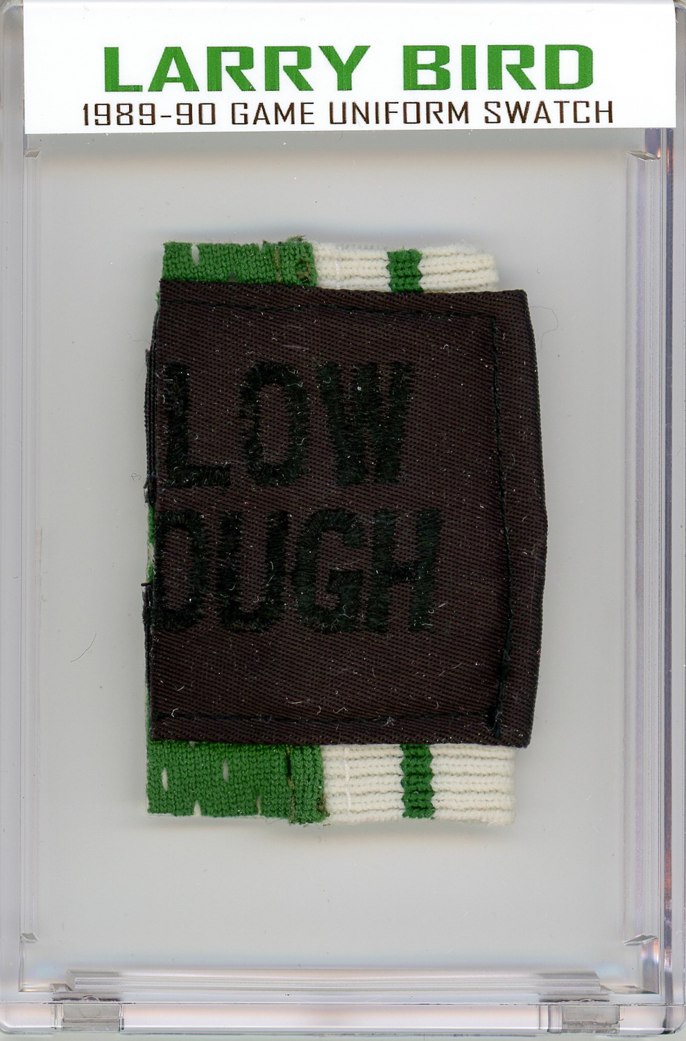 LARRY BIRD 1989-90 CELTICS GAME UNIFORM MYSTERY SWATCH BOX! at PristineAuction.com LARRY BIRD 1989-90 CELTICS GAME UNIFORM MYSTERY SWATCH BOX! at PristineAuction.com