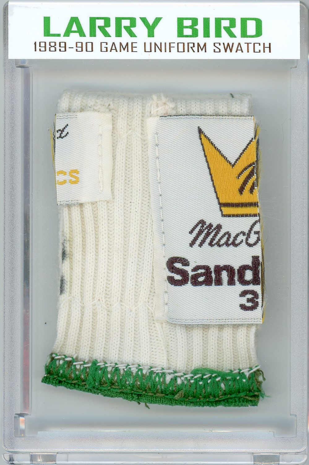 LARRY BIRD 1989-90 CELTICS GAME UNIFORM MYSTERY SWATCH BOX! at PristineAuction.com LARRY BIRD 1989-90 CELTICS GAME UNIFORM MYSTERY SWATCH BOX! at PristineAuction.com