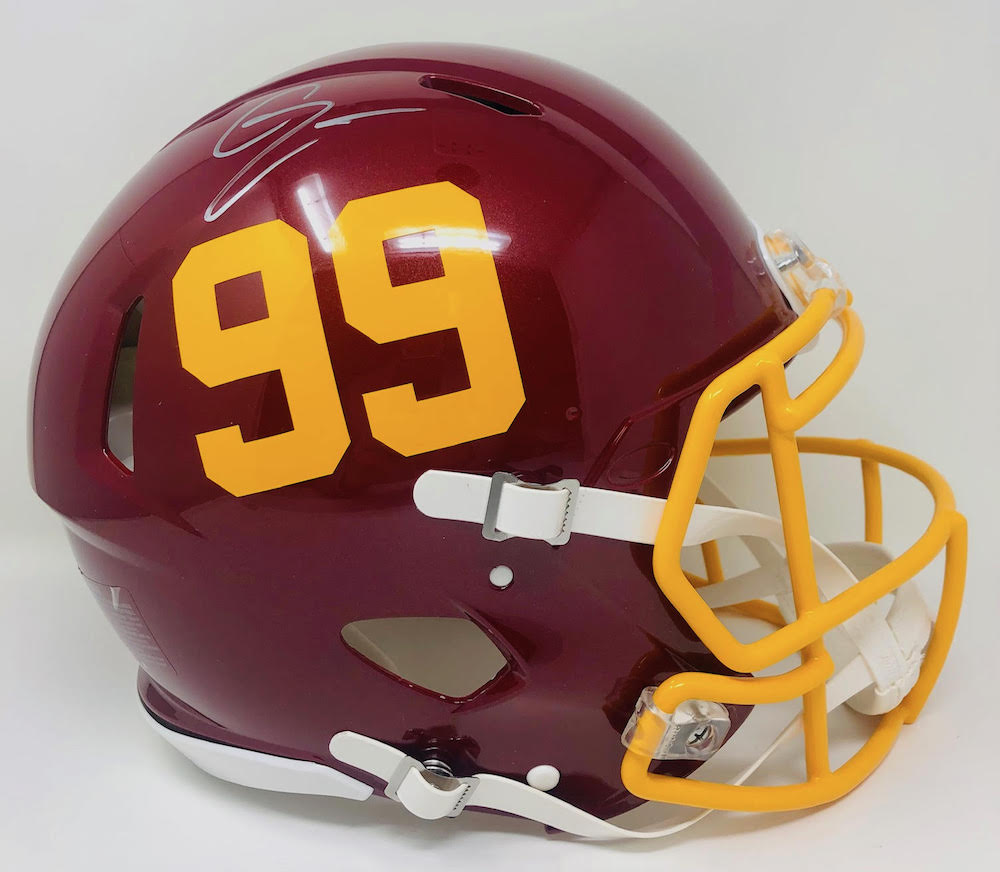 Chase Young Signed Washington Full-Size Authentic On-Field Speed Helmet (Fanatics Hologram) at PristineAuction.com Chase Young Signed Washington Full-Size Authentic On-Field Speed Helmet (Fanatics Hologram) at PristineAuction.com