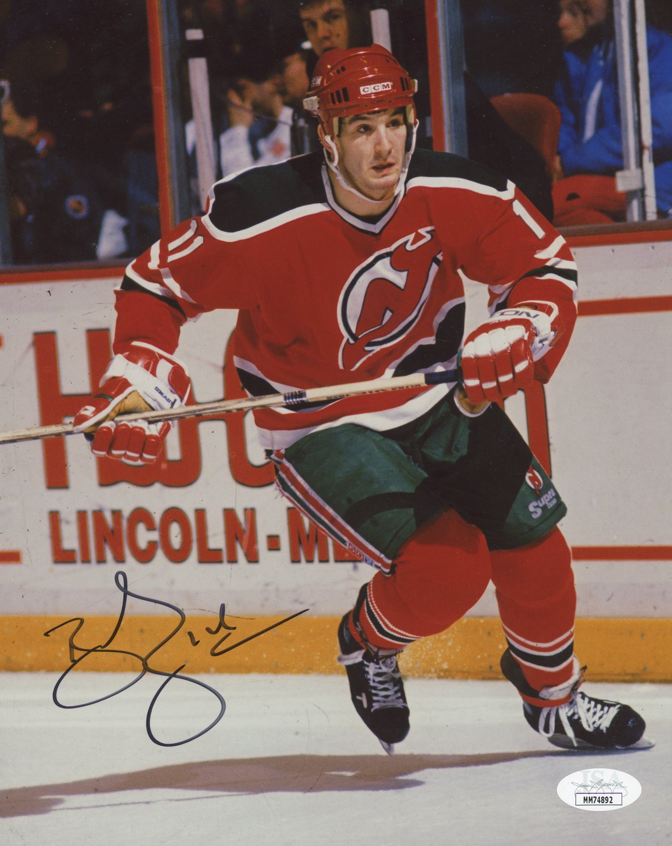 Brendan Shanahan Signed Devils 8x10 Photo (JSA COA) at PristineAuction.com Brendan Shanahan Signed Devils 8x10 Photo (JSA COA) at PristineAuction.com