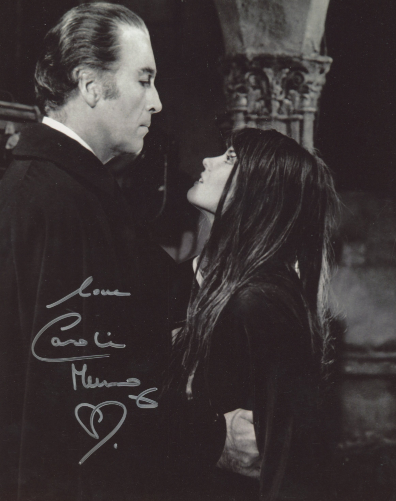 Caroline Munro Signed "Dracula A.D. 1972" 8x10 Photo Inscribed "Love