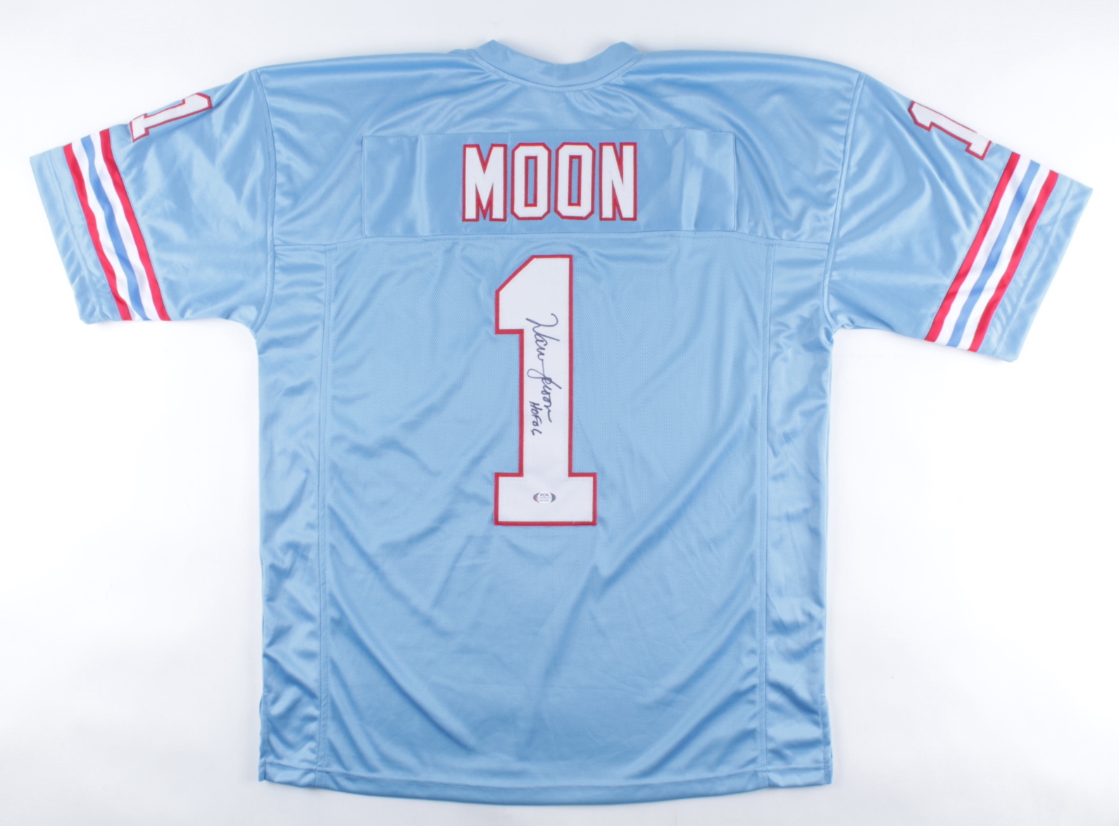 Warren Moon Signed Jersey Inscribed "HOF 06" (PSA COA) at PristineAuction.com Warren Moon Signed Jersey Inscribed "HOF 06" (PSA COA) at PristineAuction.com