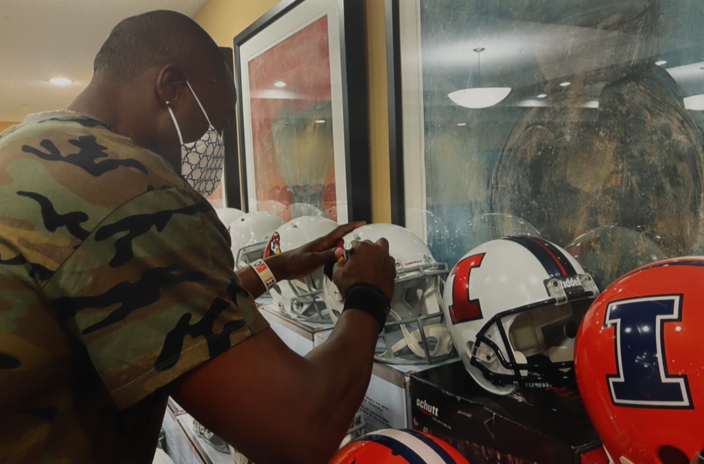 Simeon Rice Signed Cardinals Full-Size Authentic On-Field Speed Helmet (Radtke COA) (See Description) at PristineAuction.com Simeon Rice Signed Cardinals Full-Size Authentic On-Field Speed Helmet (Radtke COA) (See Description) at PristineAuction.com