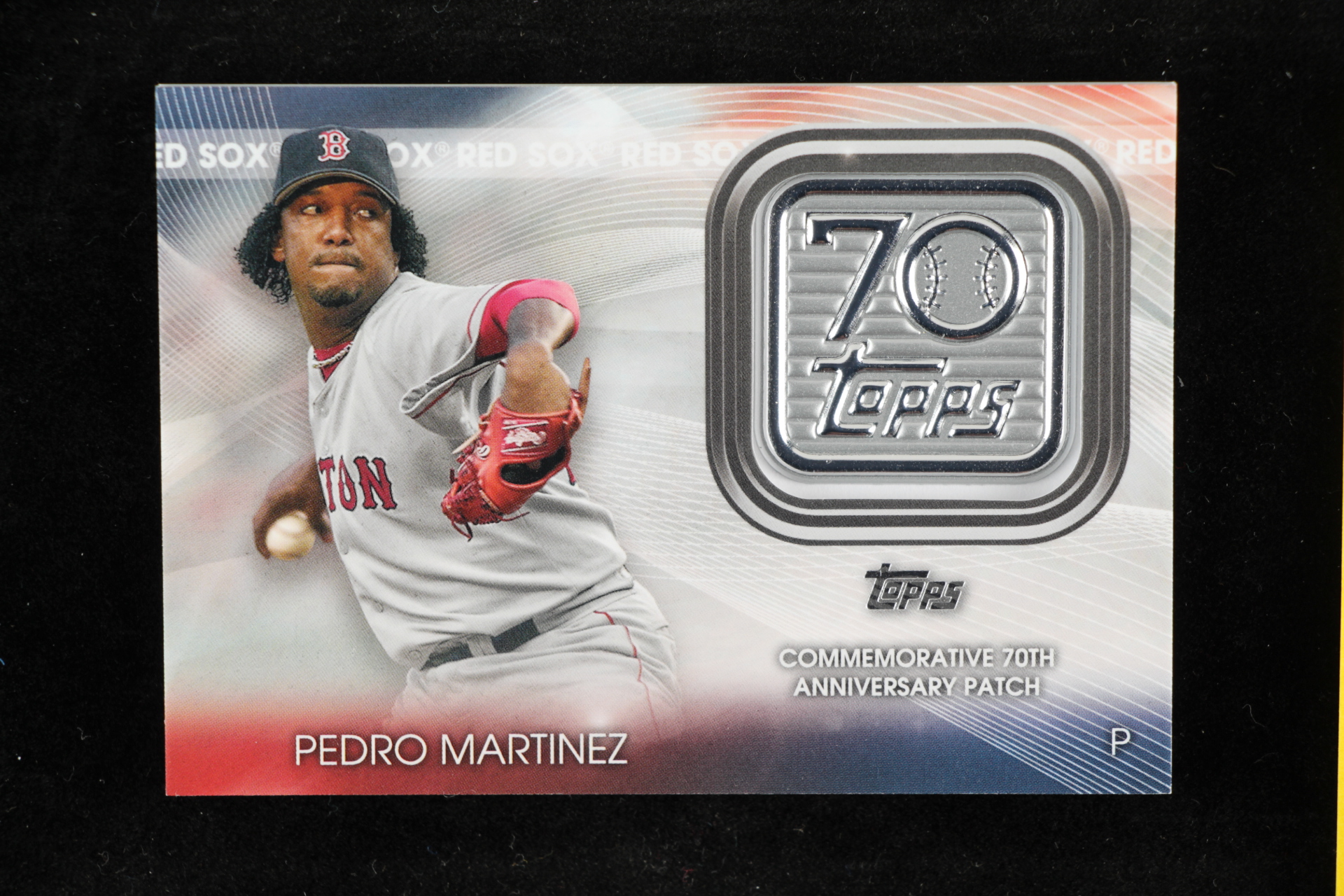 Pedro Martinez 2021 Topps 70th Anniversary Commemorative Logo Patches #70LPPM at PristineAuction.com Pedro Martinez 2021 Topps 70th Anniversary Commemorative Logo Patches #70LPPM at PristineAuction.com