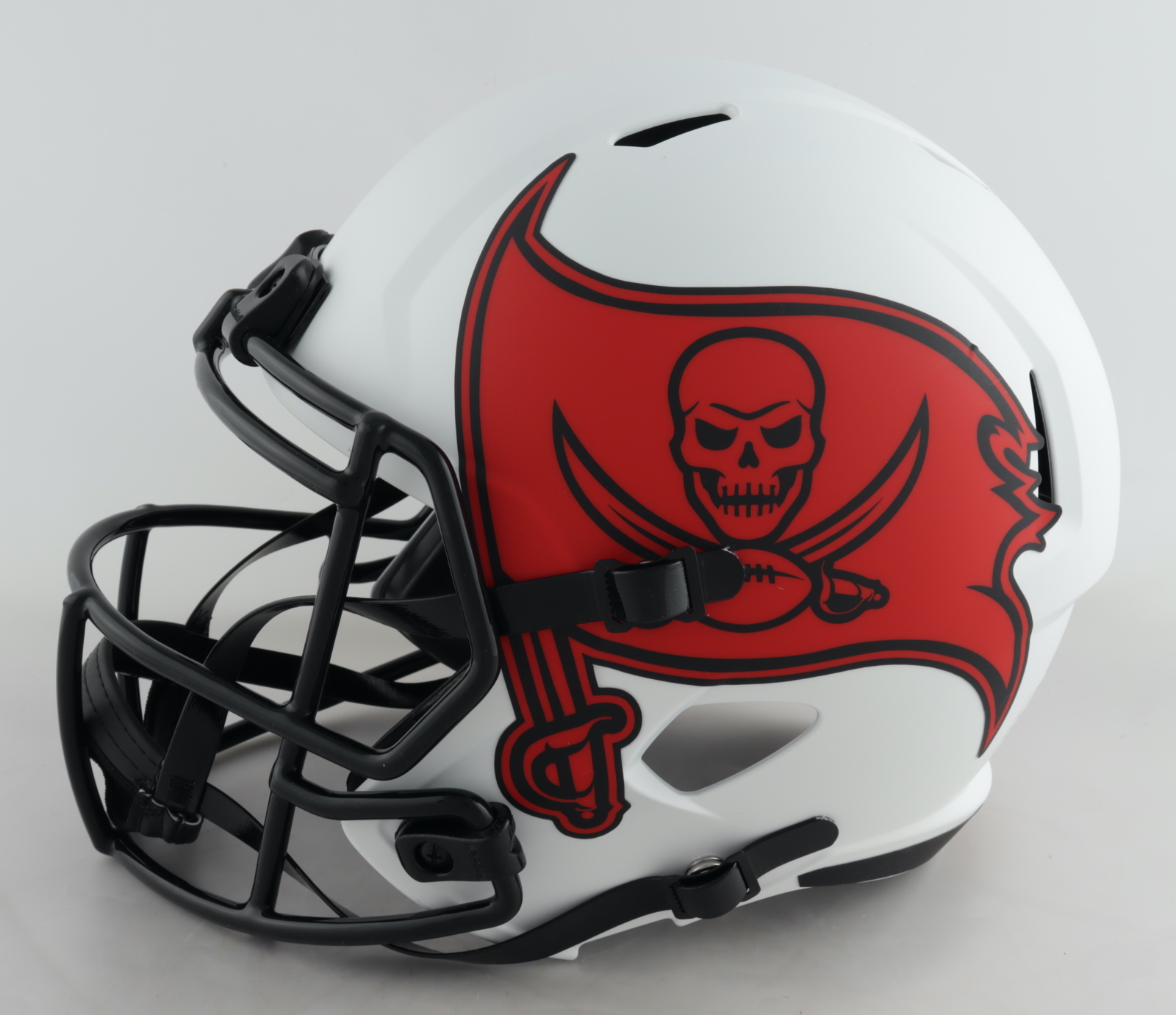 Mike Alstott Signed Buccaneers Full-Size Lunar Eclipse Alternate Speed Helmet Inscribed "Fire Those Cannons!" (Beckett Hologram) at PristineAuction.com Mike Alstott Signed Buccaneers Full-Size Lunar Eclipse Alternate Speed Helmet Inscribed "Fire Those Cannons!" (Beckett Hologram) at PristineAuction.com