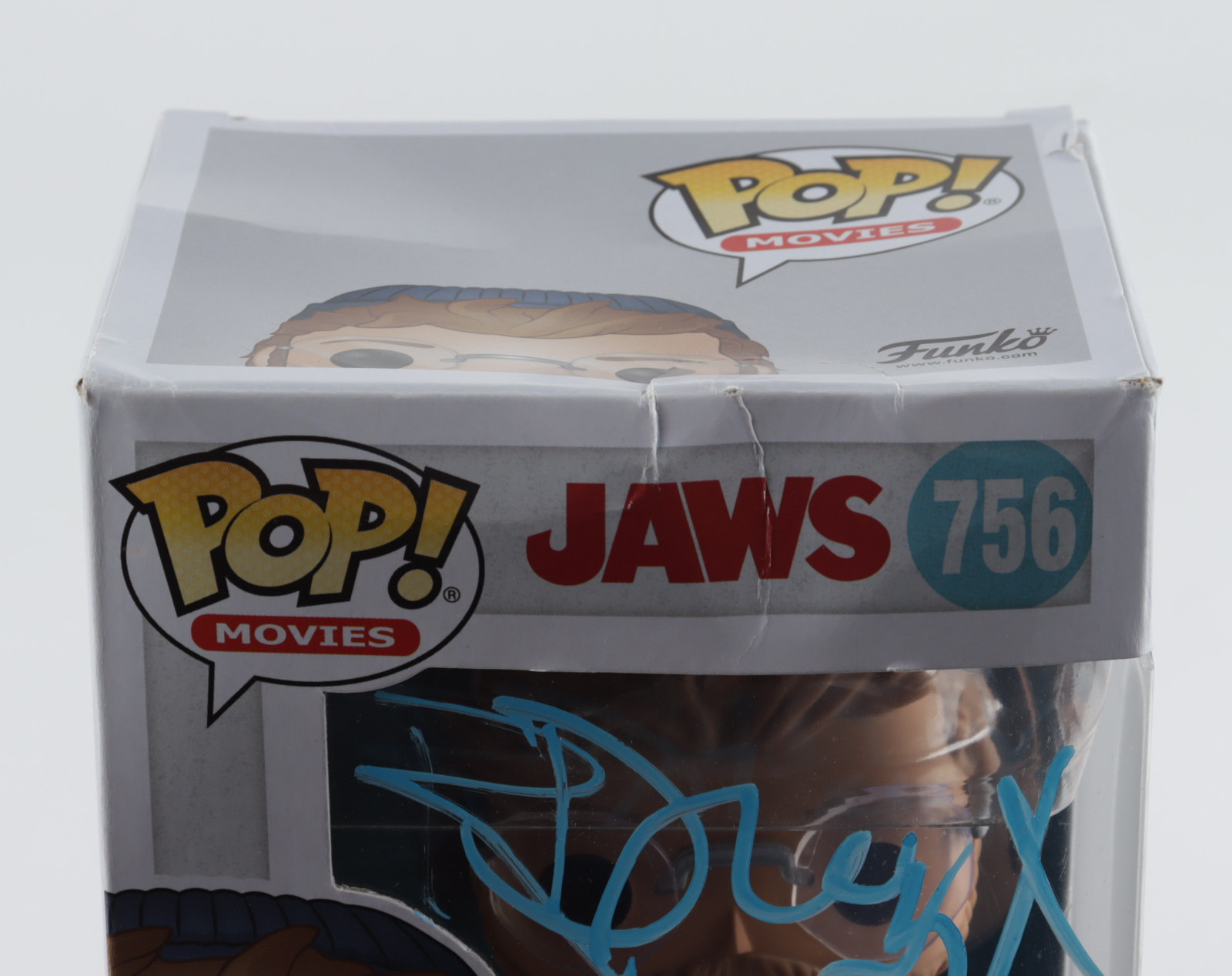 Richard Dreyfuss Signed "Jaws" #756 Matt Hooper Funko Pop! Vinyl Figure (Beckett Hologram) (See Description) at PristineAuction.com Richard Dreyfuss Signed "Jaws" #756 Matt Hooper Funko Pop! Vinyl Figure (Beckett Hologram) (See Description) at PristineAuction.com