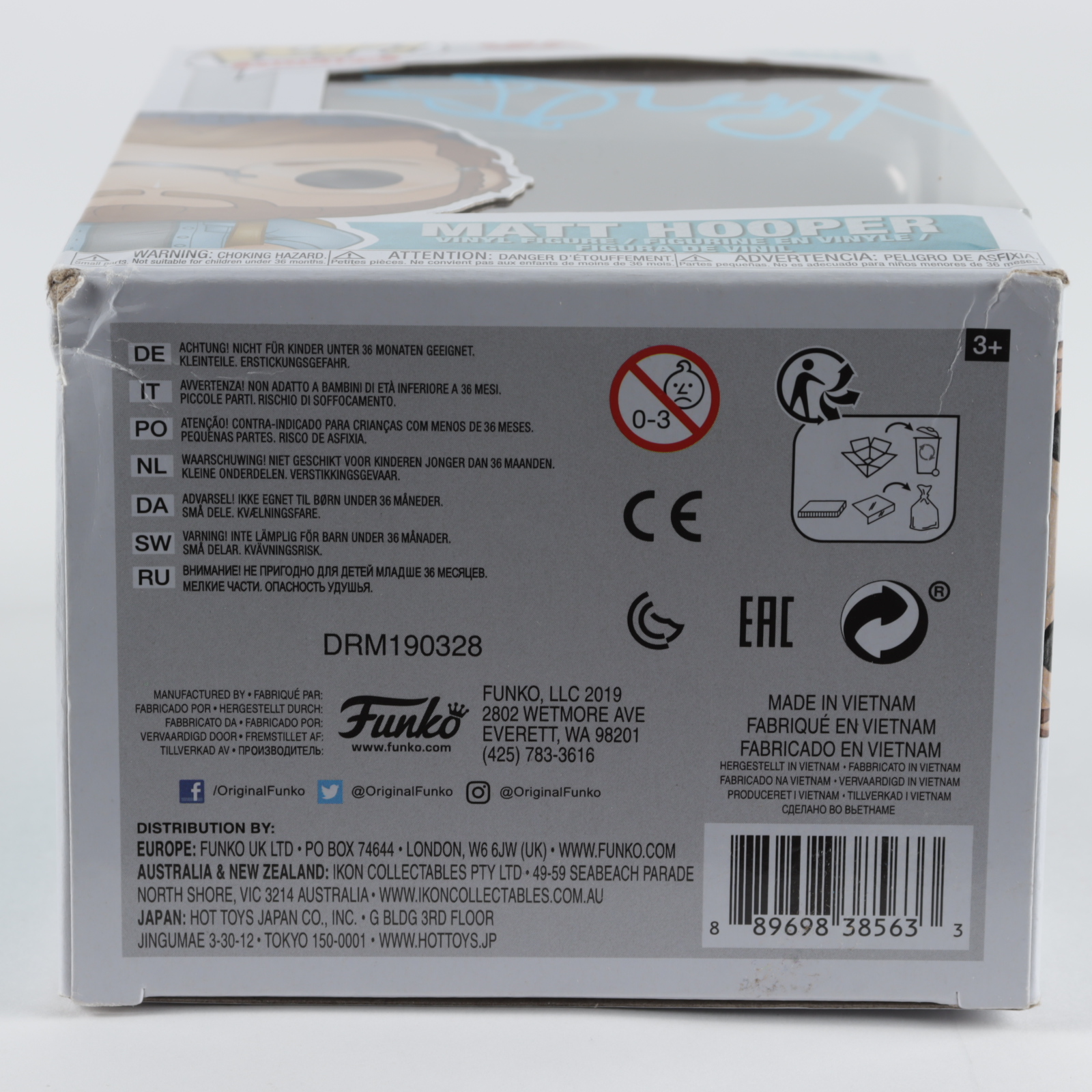 Richard Dreyfuss Signed "Jaws" #756 Matt Hooper Funko Pop! Vinyl Figure (Beckett Hologram) (See Description) at PristineAuction.com Richard Dreyfuss Signed "Jaws" #756 Matt Hooper Funko Pop! Vinyl Figure (Beckett Hologram) (See Description) at PristineAuction.com