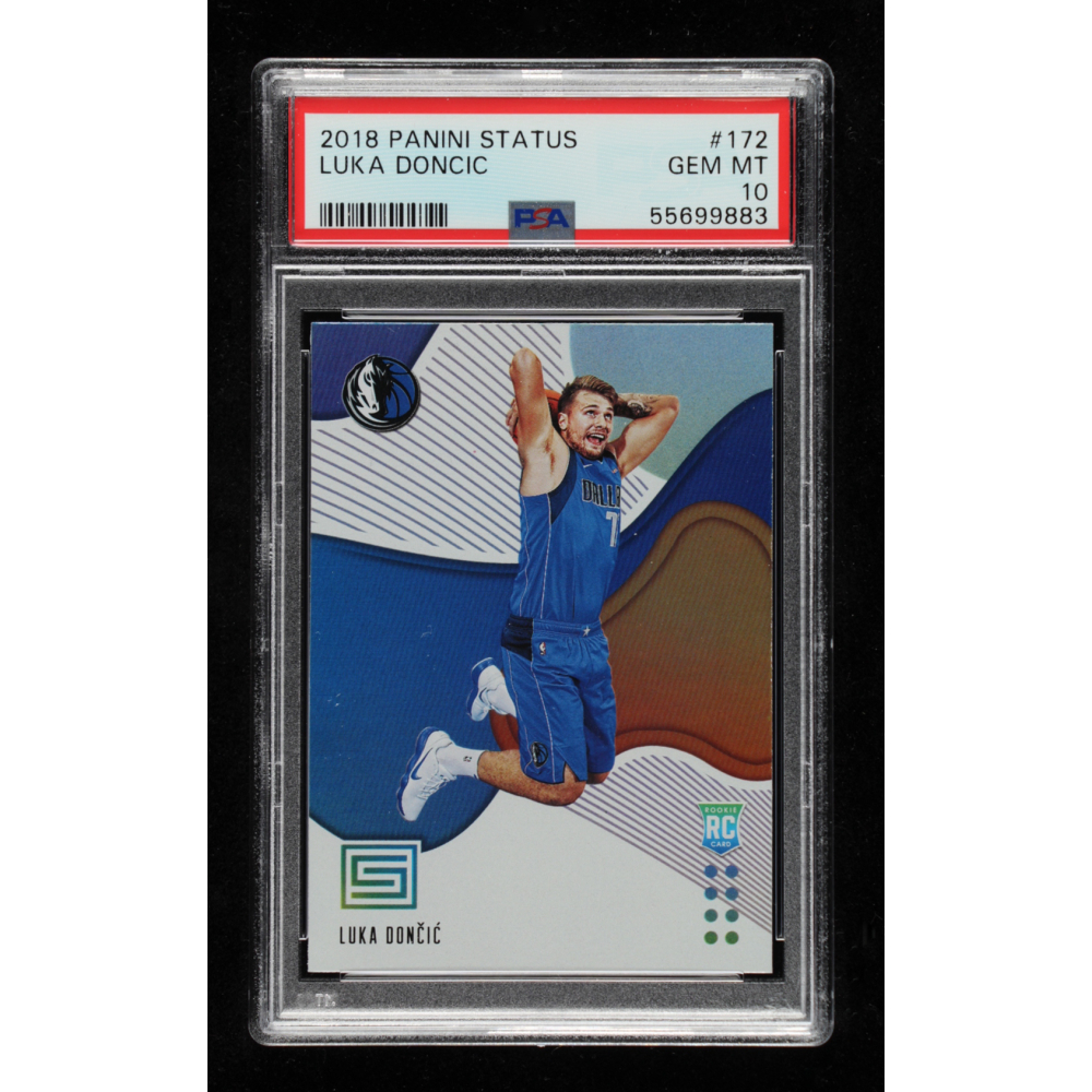 Luka Doncic 2018-19 Panini Status #172 (PSA 10) | Pristine Auction