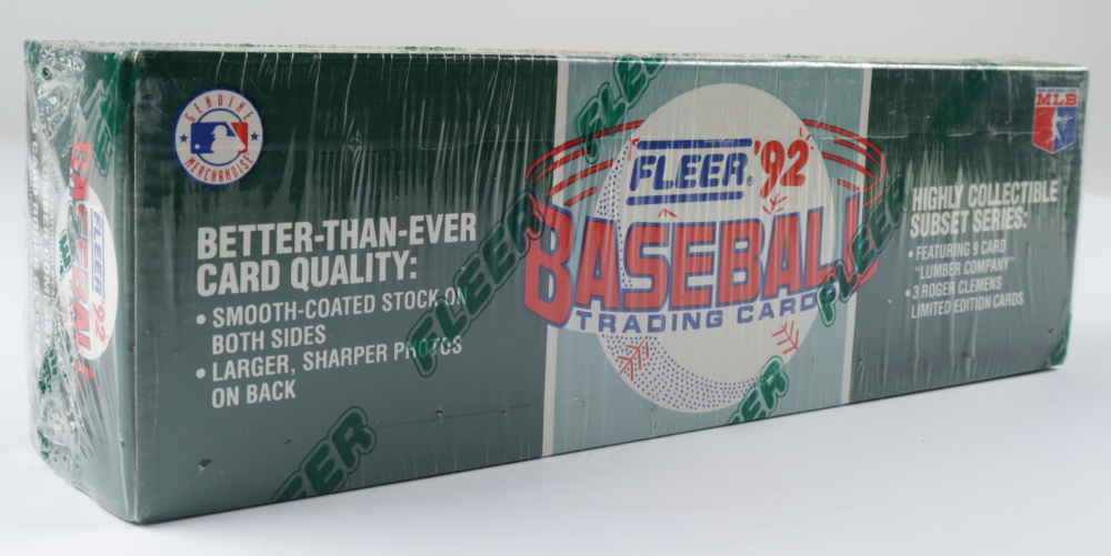 1992 Fleer Complete Set Of 732 Baseball Cards Pristine Auction