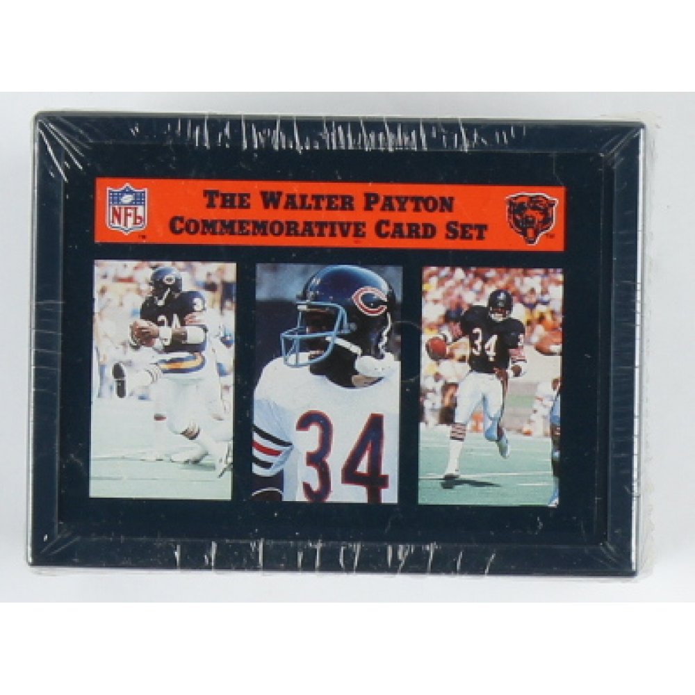 Unopened Complete LE 1988 Walter Payton Commemorative Card Set of (132
