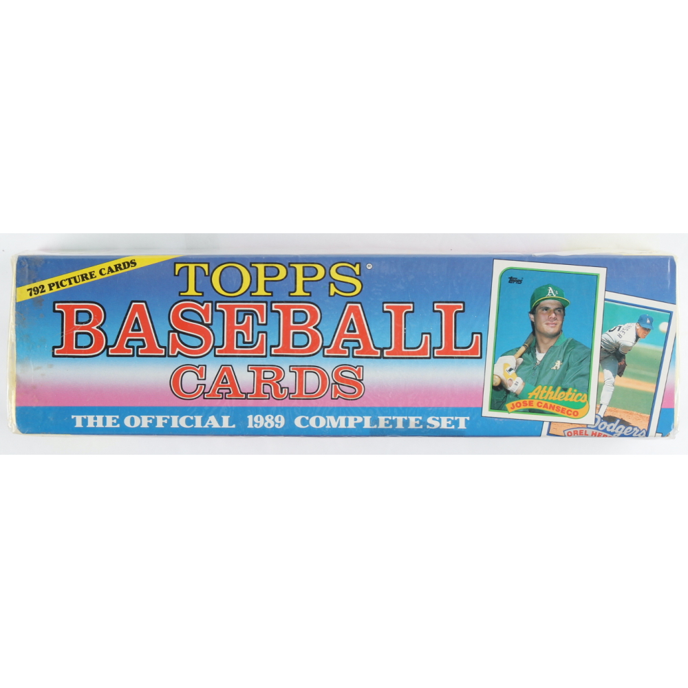 Complete Set of (792) 1989 Topps Baseball Cards (See Description) Pristine Auction