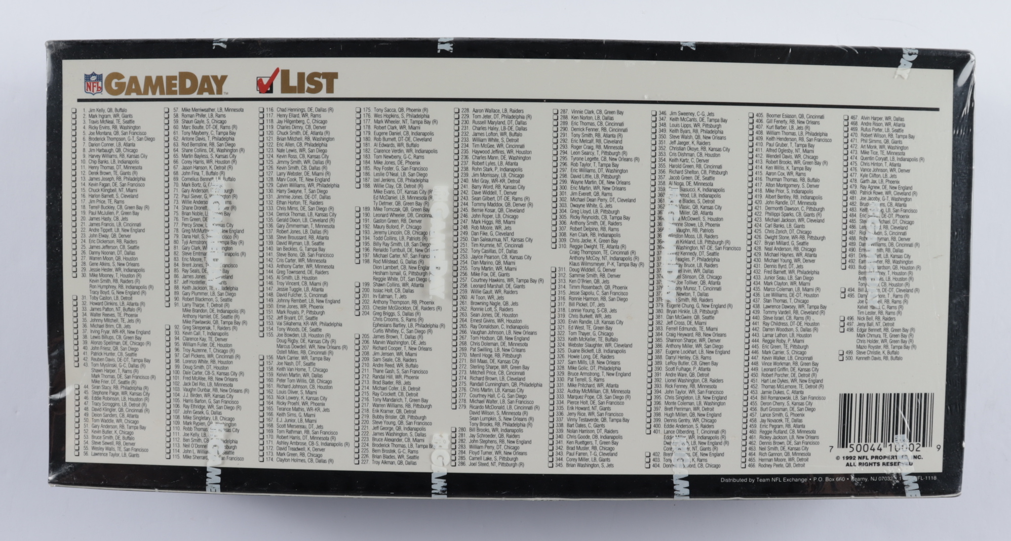 1992 GameDay Football Card Box with (36) Packs at PristineAuction.com 1992 GameDay Football Card Box with (36) Packs at PristineAuction.com