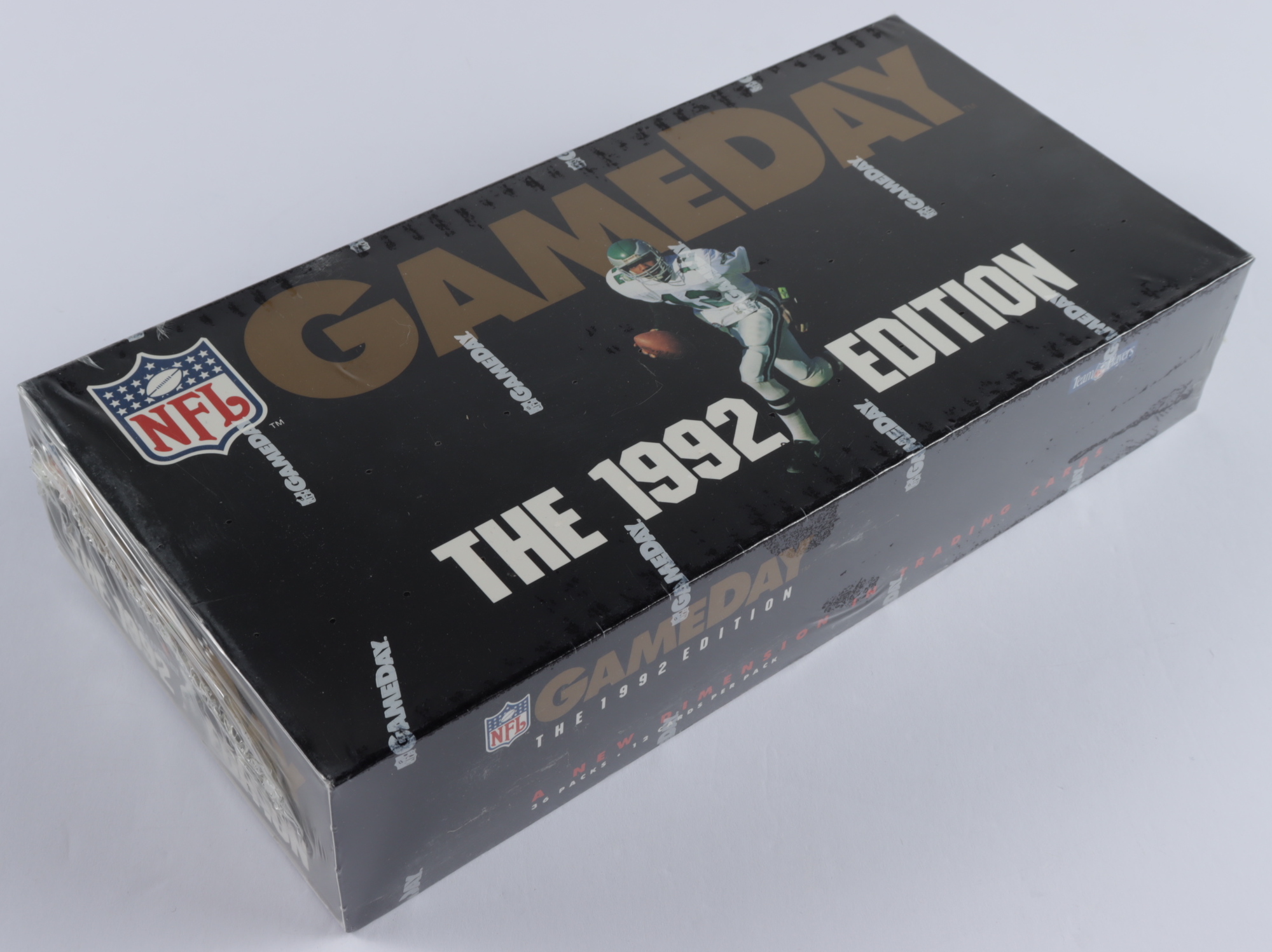1992 GameDay Football Card Box with (36) Packs at PristineAuction.com 1992 GameDay Football Card Box with (36) Packs at PristineAuction.com