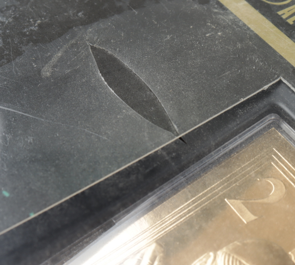 1995 Bleachers Cal Ripken Jr & Lou Gehrig 2131 AllTime Iron Men 23KT Gold Trading Card