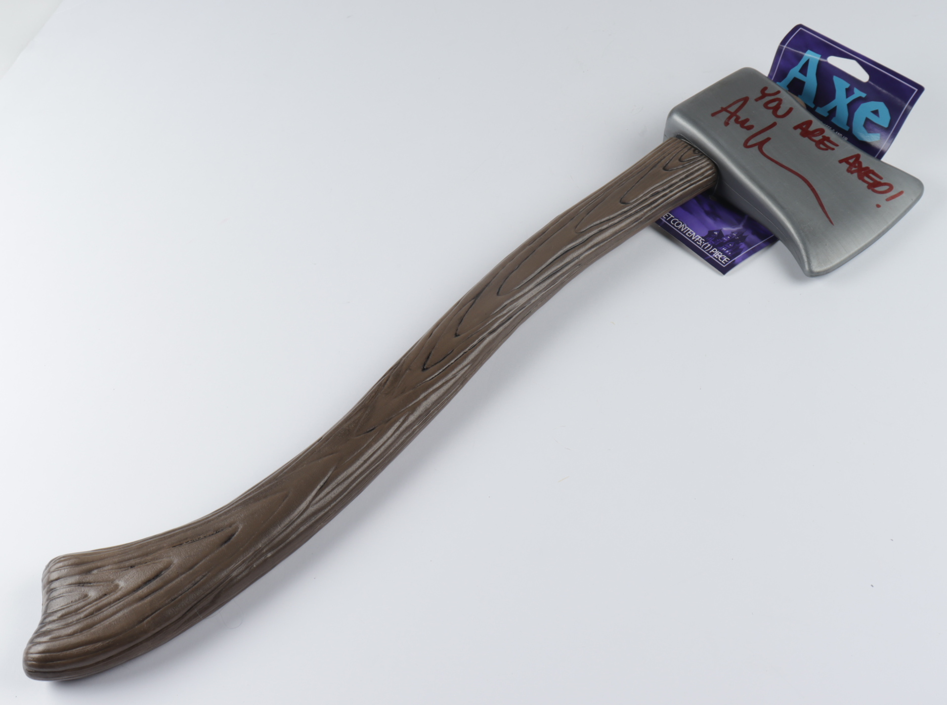 Ari Lehman Signed "Friday the 13th" Axe Inscribed "You Are Axed!" (JSA COA) at PristineAuction.com Ari Lehman Signed "Friday the 13th" Axe Inscribed "You Are Axed!" (JSA COA) at PristineAuction.com