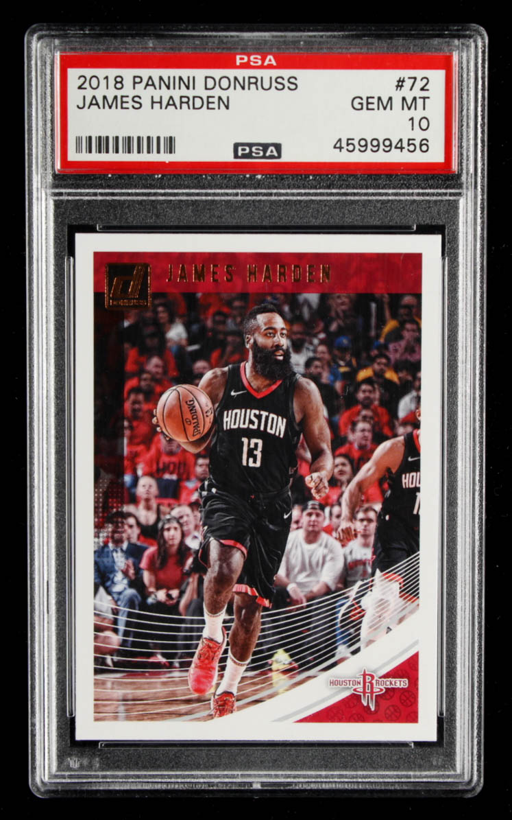 James Harden 2018-19 Donruss #72 (PSA 10) at PristineAuction.com James Harden 2018-19 Donruss #72 (PSA 10) at PristineAuction.com