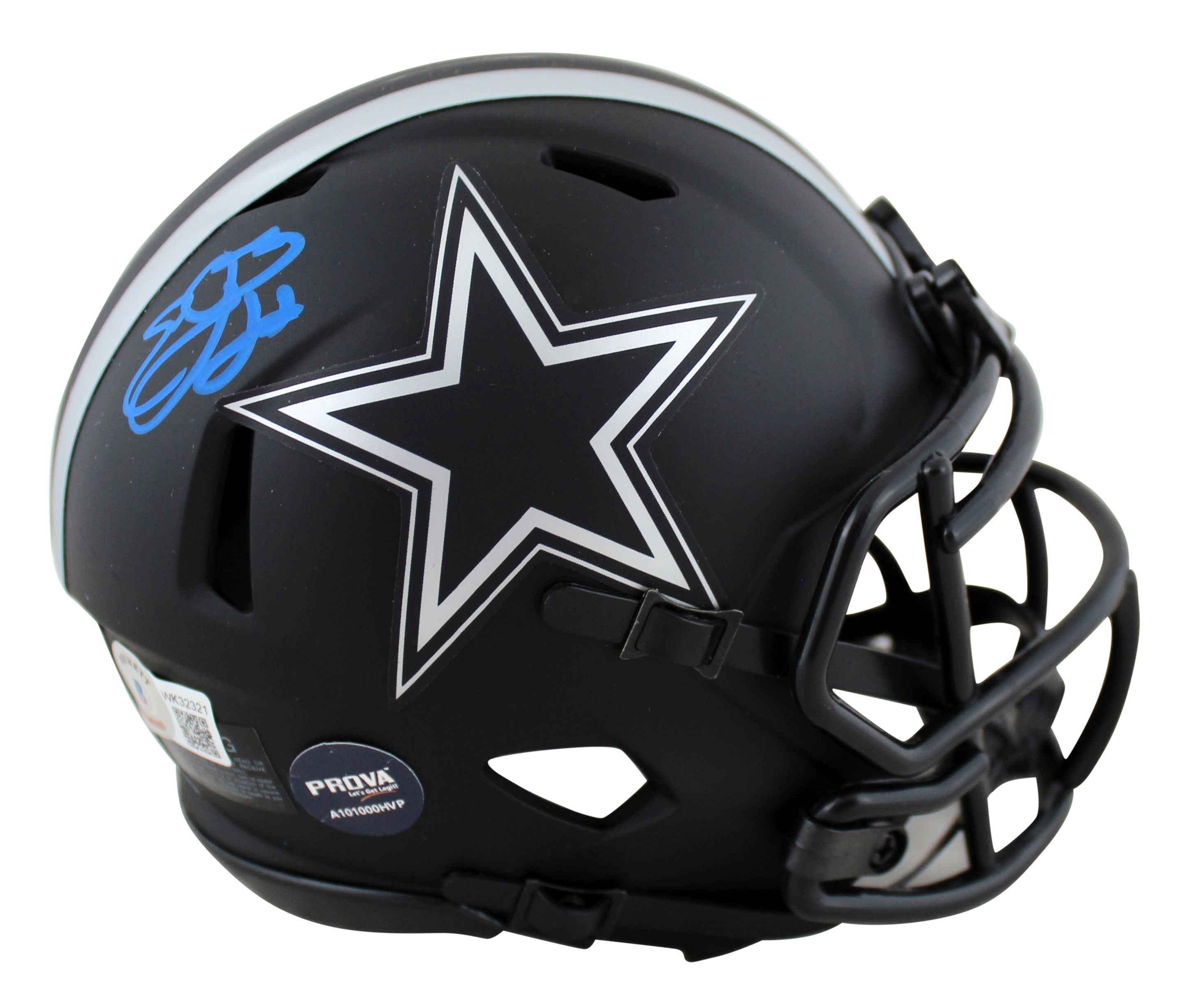 Emmitt Smith Signed Cowboys Eclipse Alternate Speed Mini Helmet (Beckett & Prova) at PristineAuction.com Emmitt Smith Signed Cowboys Eclipse Alternate Speed Mini Helmet (Beckett & Prova) at PristineAuction.com