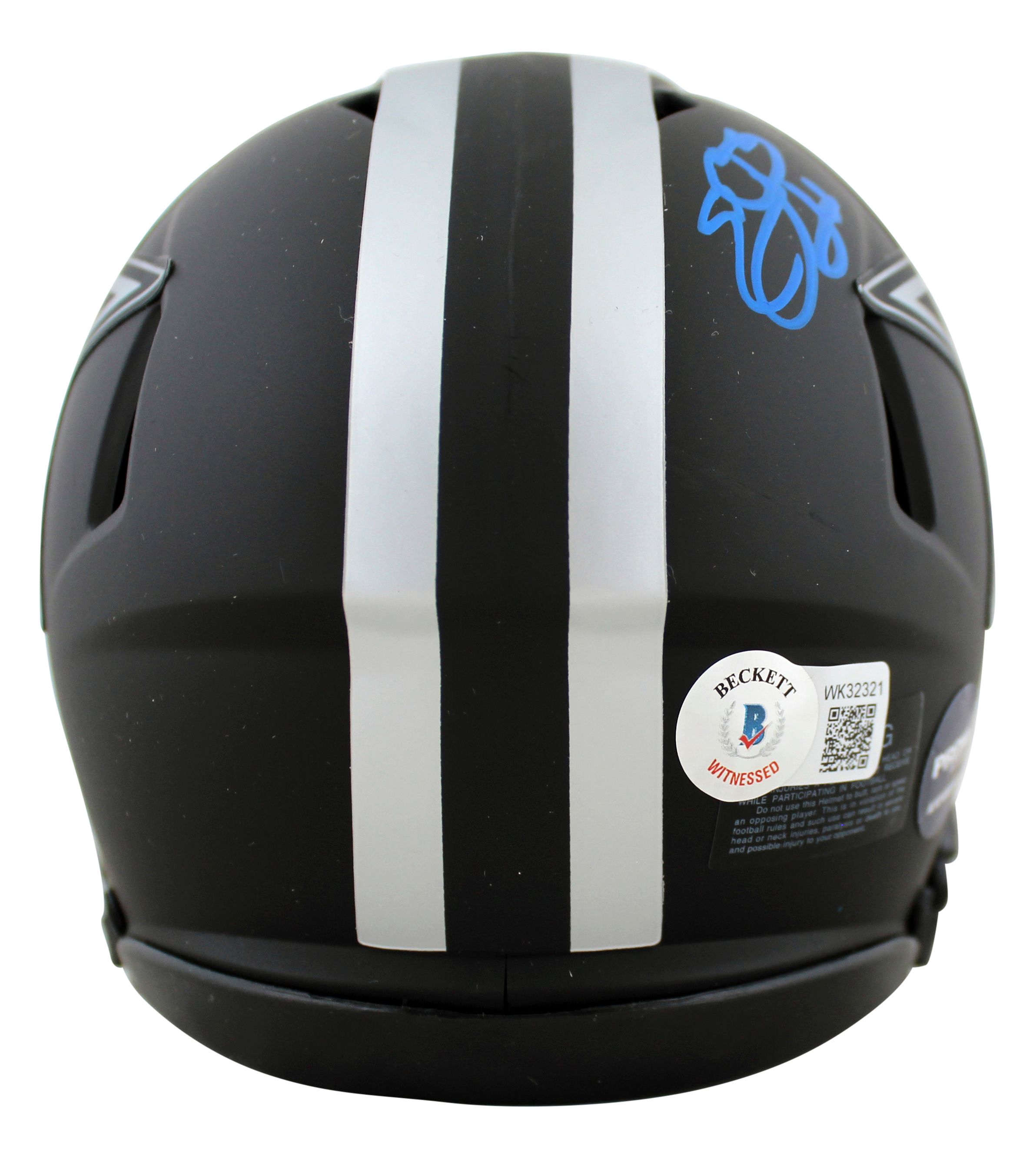 Emmitt Smith Signed Cowboys Eclipse Alternate Speed Mini Helmet (Beckett & Prova) at PristineAuction.com Emmitt Smith Signed Cowboys Eclipse Alternate Speed Mini Helmet (Beckett & Prova) at PristineAuction.com