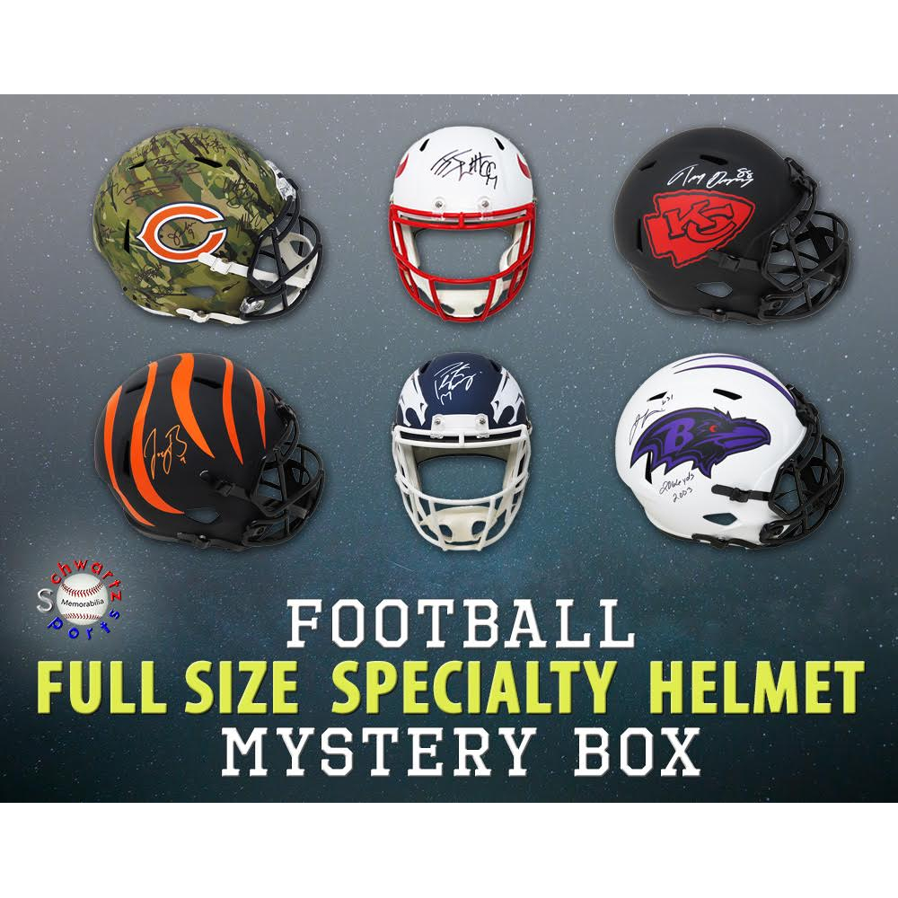 Schwartz Sports FullSize Specialty Football Helmet Mystery Box